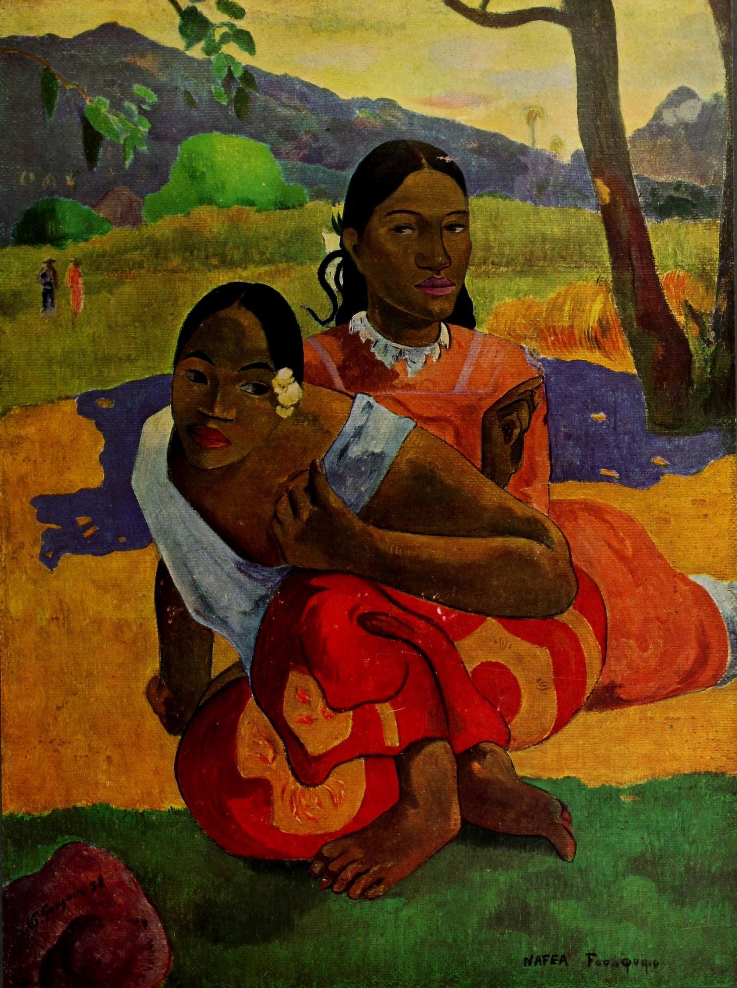 Posterazzi When are you getting married 1892 Canvas Art - P Gauguin (24 x 36)