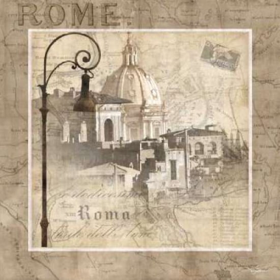 Posterazzi When in Rome Canvas Art - Keith Mallett (24 x 24)