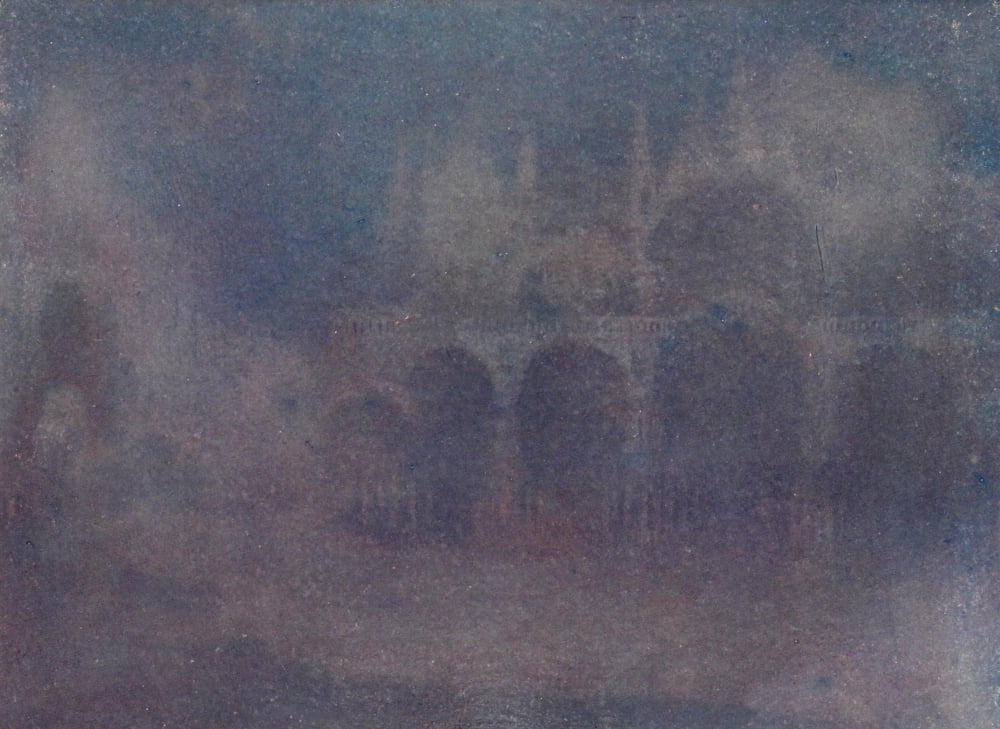 Posterazzi Whistler as I knew him 1904 StMarks Blue & Gold Venice Canvas Art - James Whistler (24 x 36)