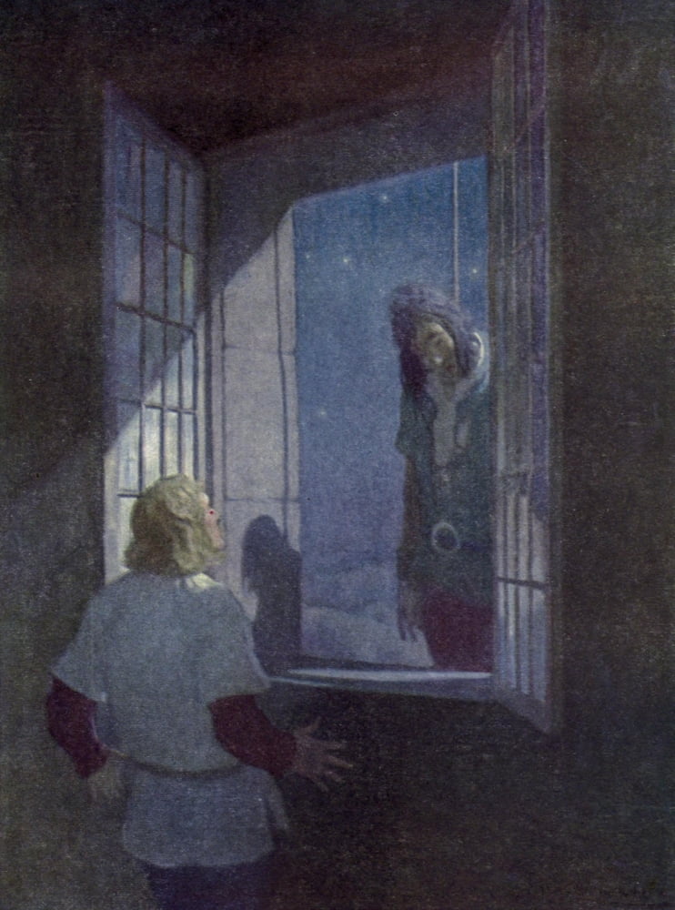 Posterazzi White Company 1922 Murder of Squire Ford Canvas Art - Newell C Wyeth (24 x 36)