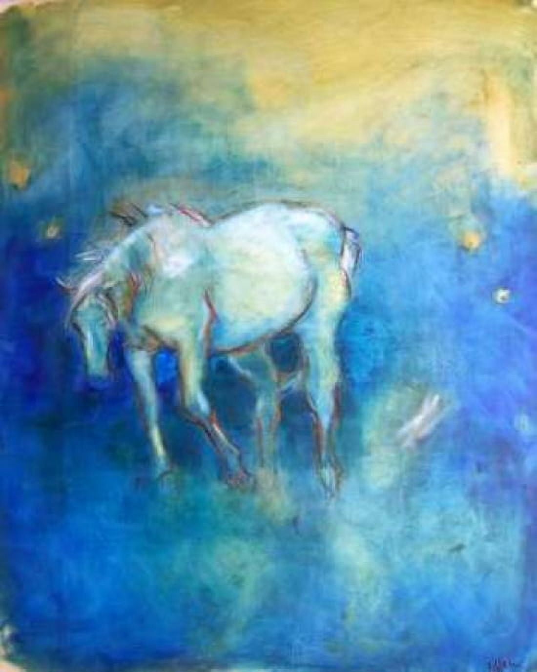 Posterazzi White Horse5 Canvas Art - Kate Hoffman (24 x 30)