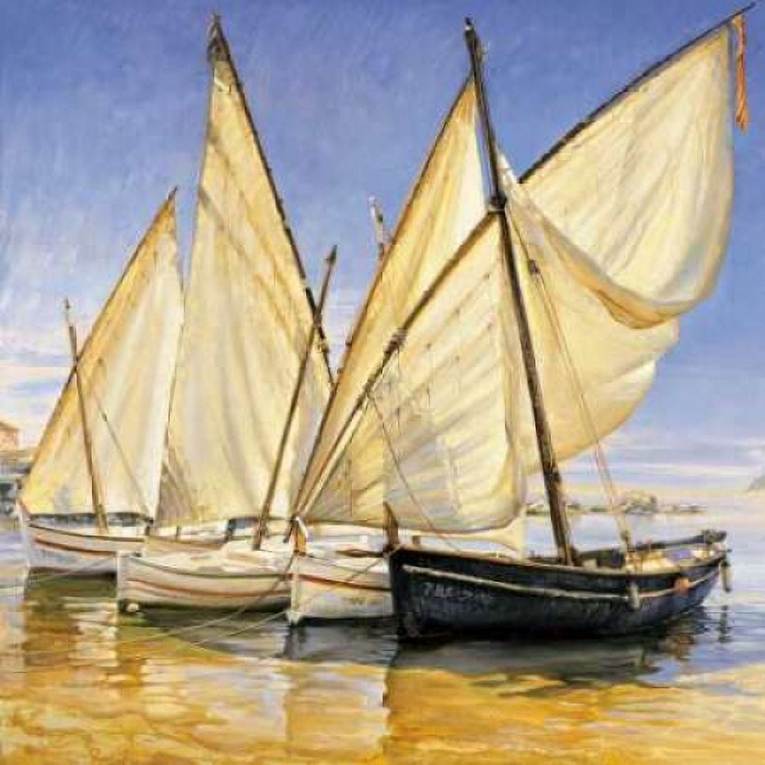 Posterazzi White Sails II Canvas Art - Jaume Laporta (24 x 24)