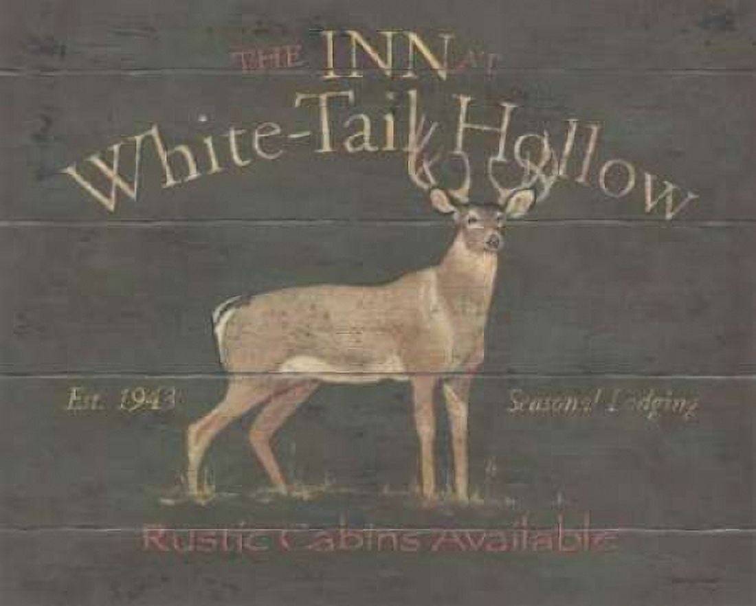 Posterazzi White Tail Hollow Canvas Art - Stephanie Marrott (24 x 30)