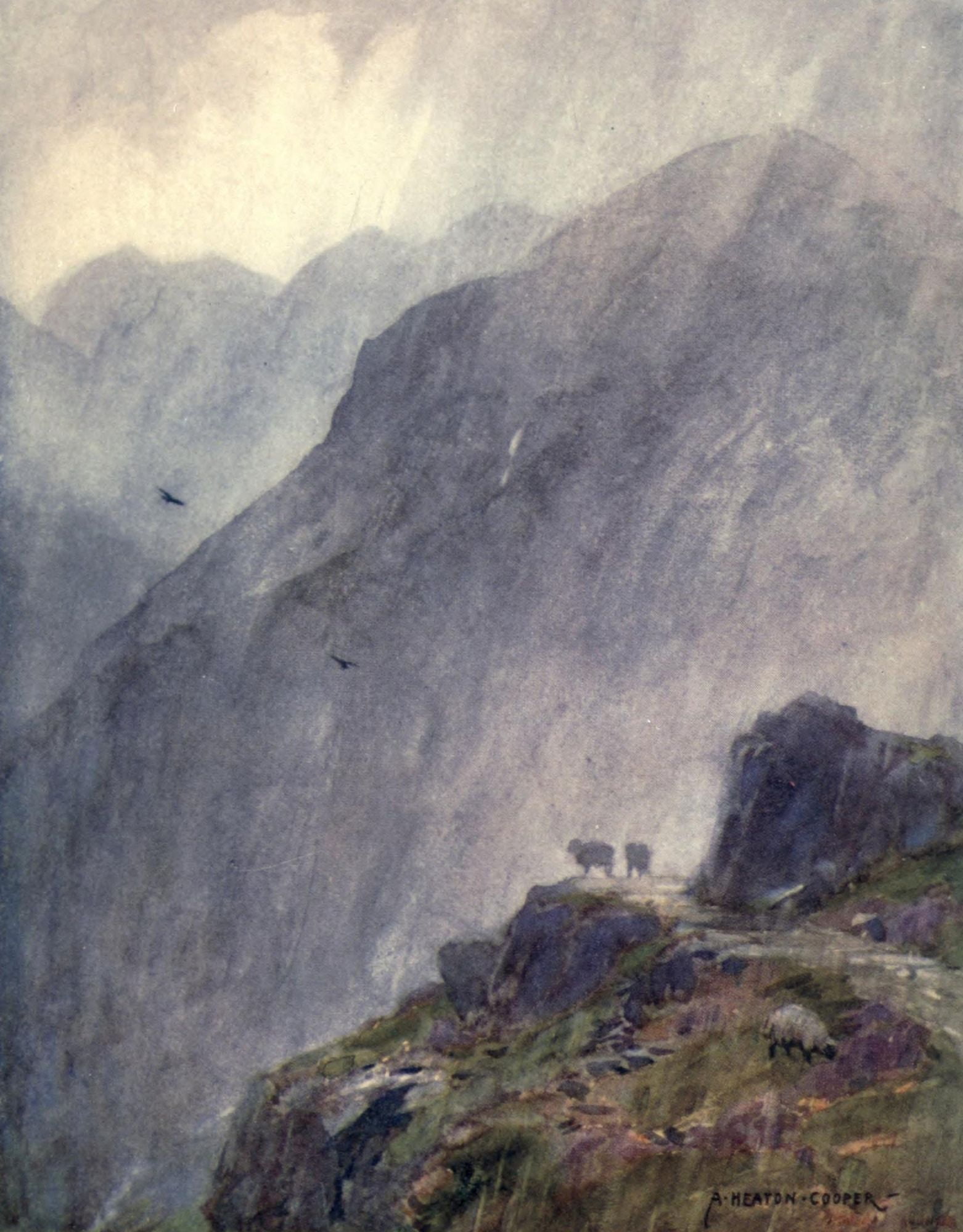Posterazzi Wild Lakeland 1922 Garburn Pass Canvas Art - A Cooper (24 x 36)