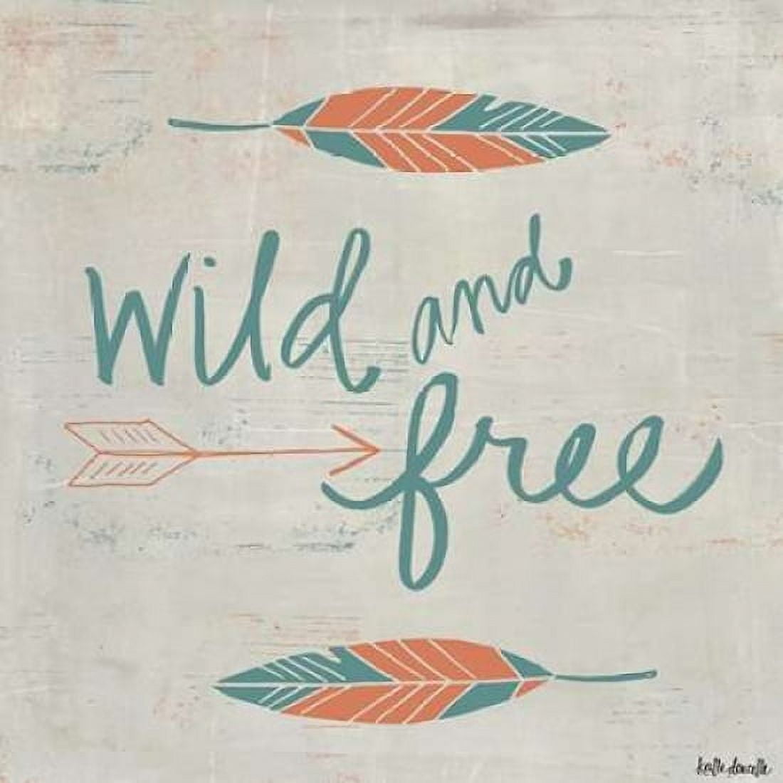 Posterazzi Wild and Free Canvas Art - Katie Doucette (24 x 24)