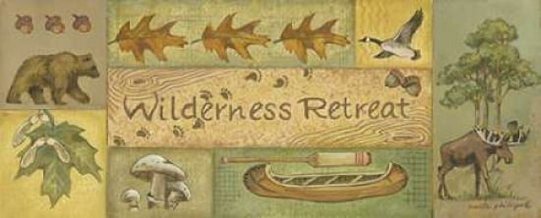 Posterazzi Wilderness Retreat Canvas Art - Anita Phillips (24 x 48)