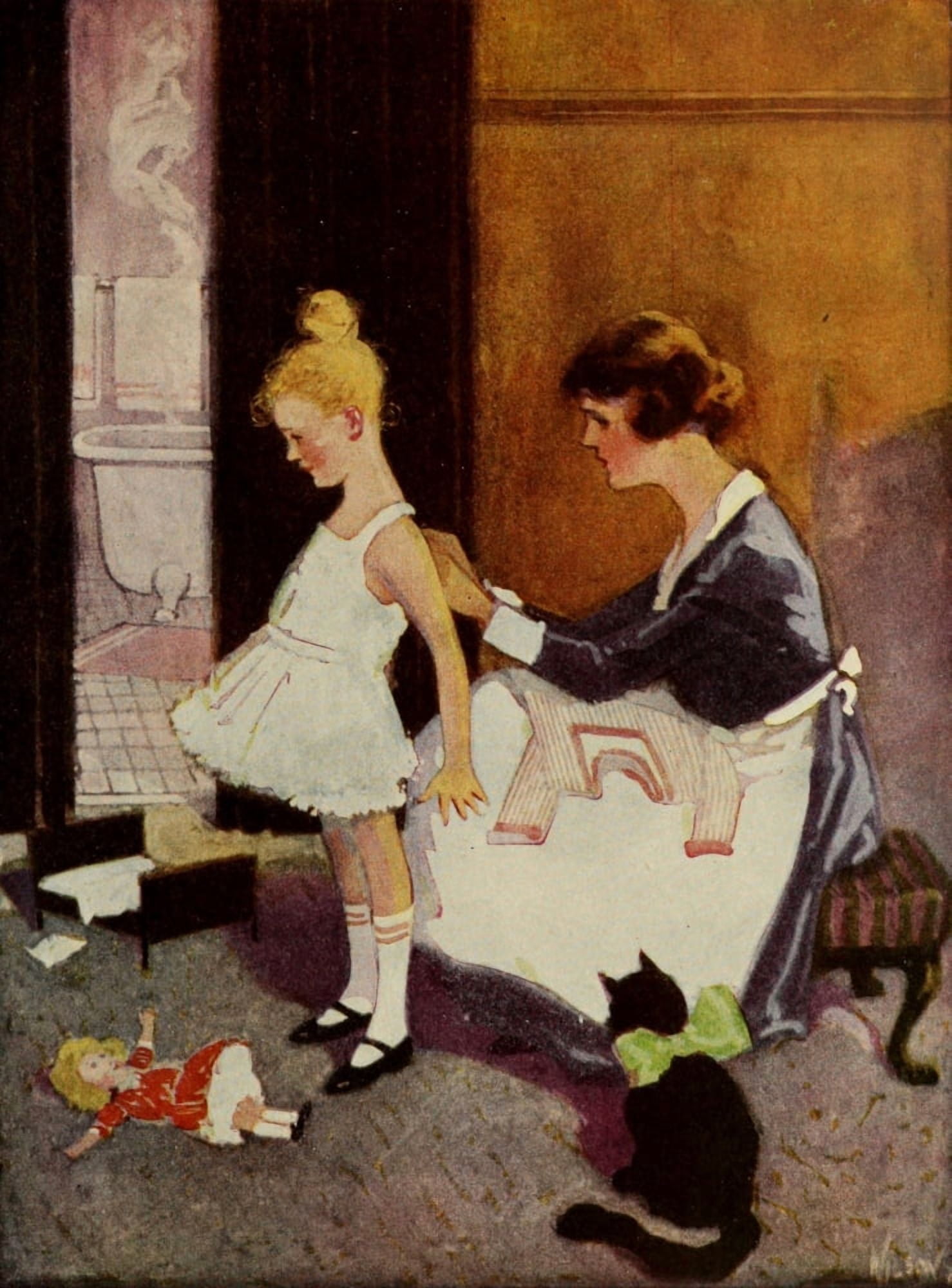 Posterazzi Wilson Canadian Home Journal 1921 Prue Cottons Ad Canvas Art - Wilson (24 x 36)