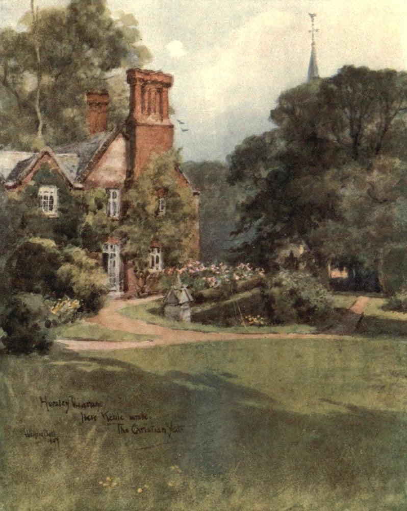 Posterazzi Winchester 1910 Hursley Vicarage Canvas Art - Wilfrid Ball (24 x 36)