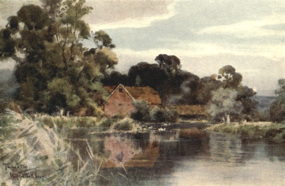 Posterazzi Winchester 1910 Shawford Mill Canvas Art - Wilfrid Ball (24 x 36)