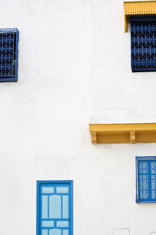 Posterazzi Windows Kairouan Tunisia Africa Canvas Art - David DuChemin Design Pics (24 x 38)