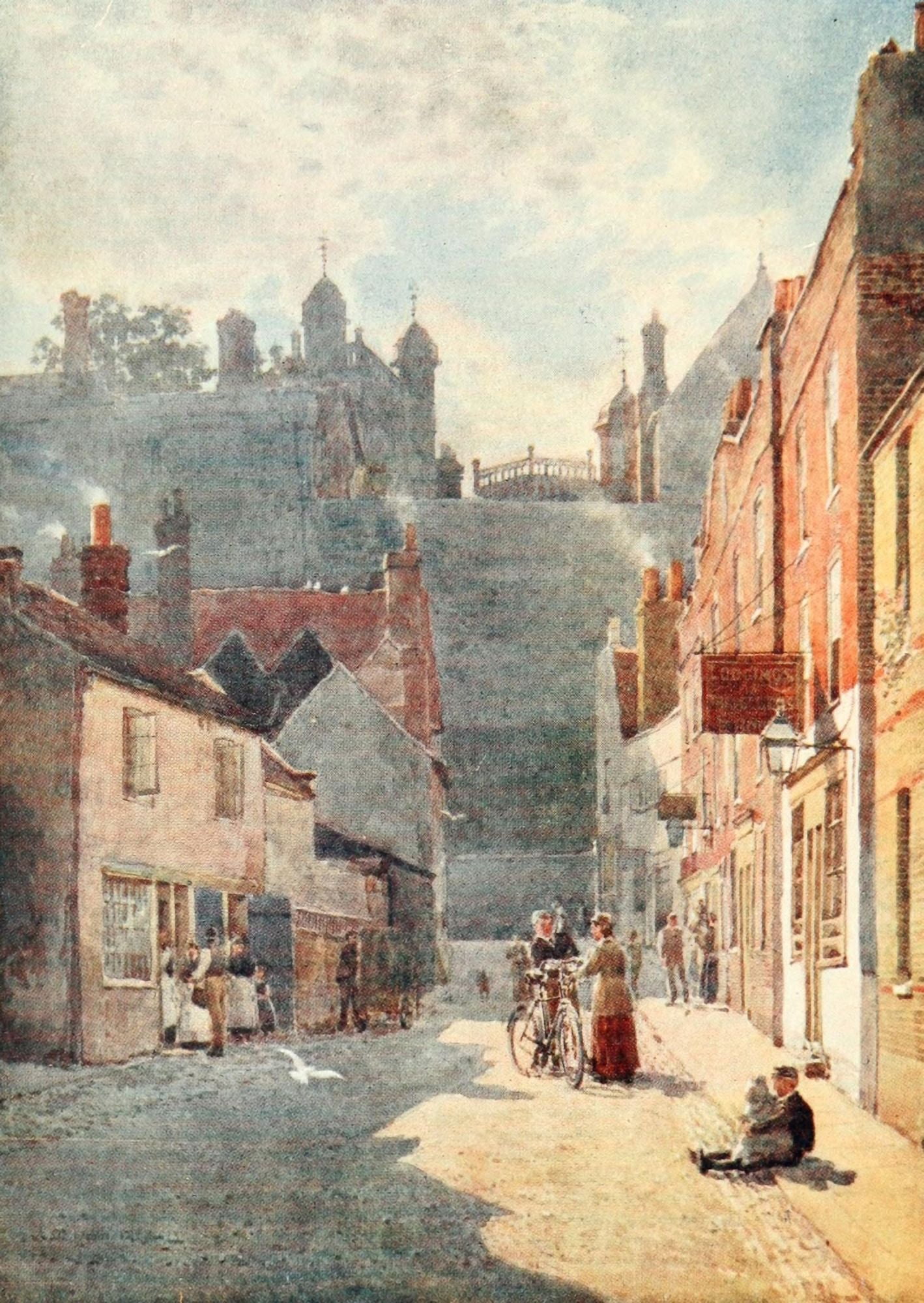 Posterazzi Windsor 1908 River St Canvas Art - George Henton (24 x 36)