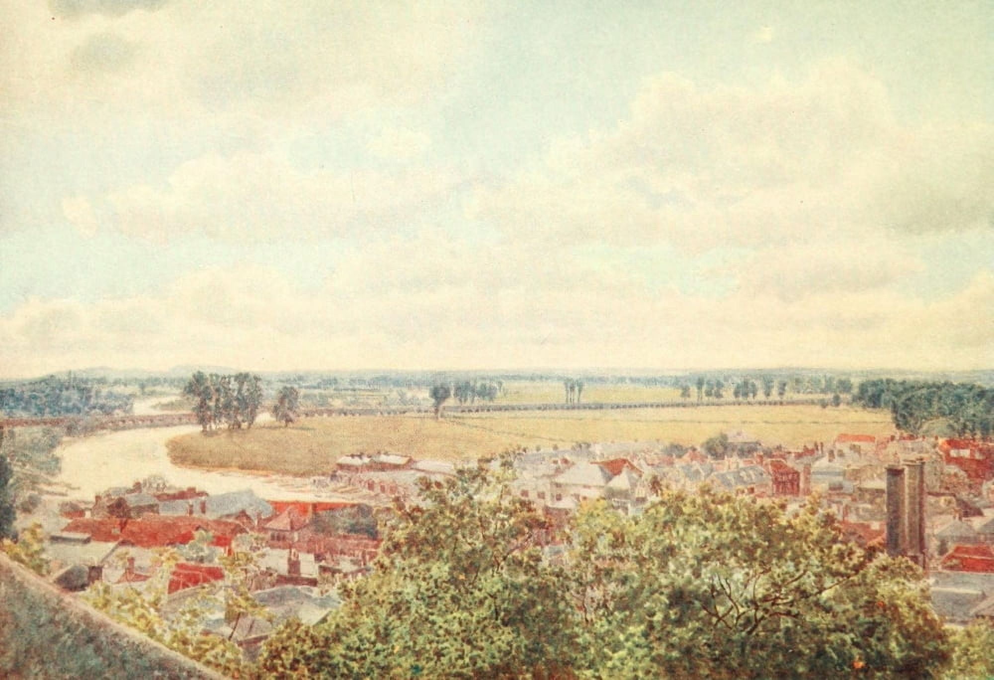 Posterazzi Windsor 1908 Westward view from North Terrace Canvas Art - George Henton (24 x 36)