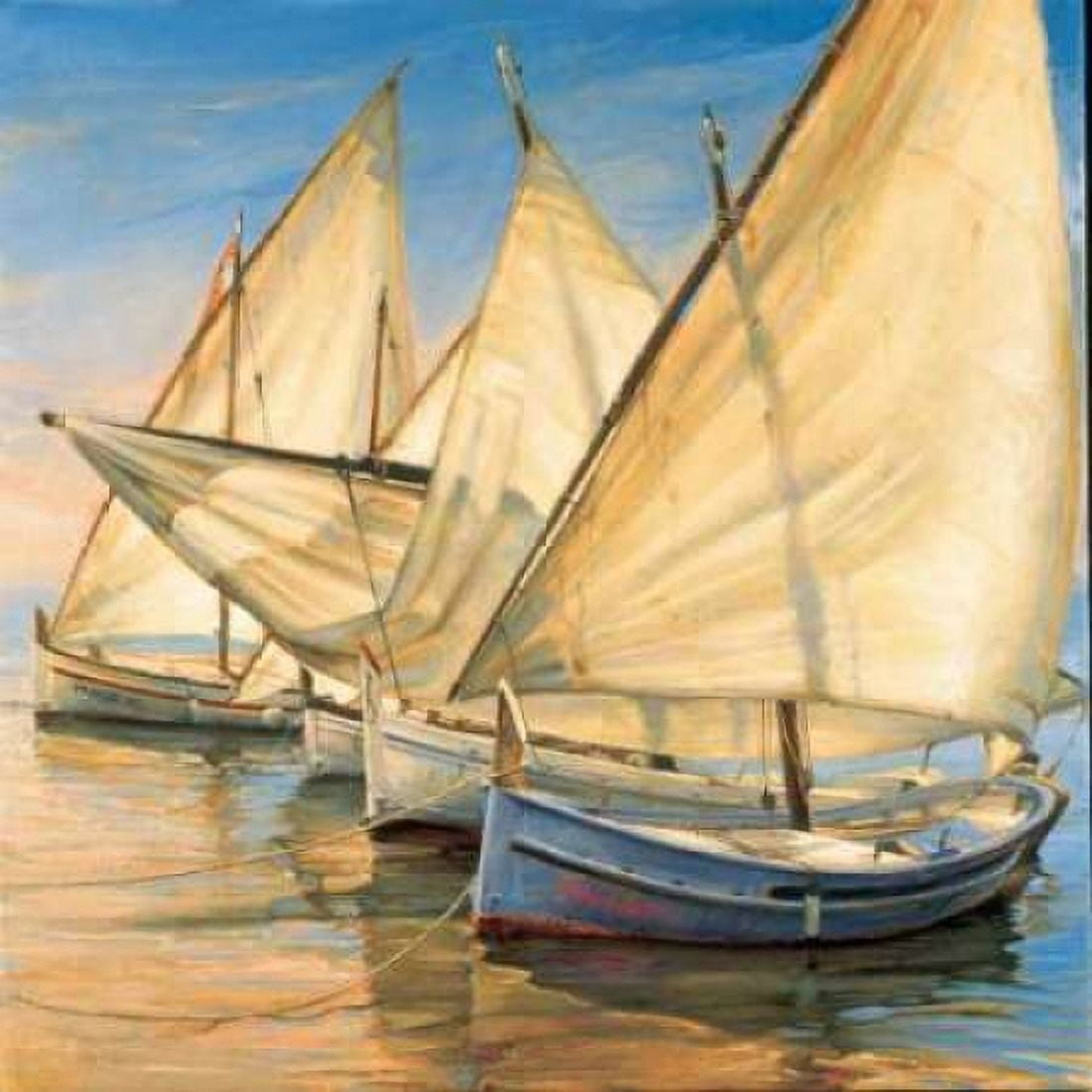 Posterazzi Windward Latin Sails Canvas Art - Jaume Laporta (24 x 24)