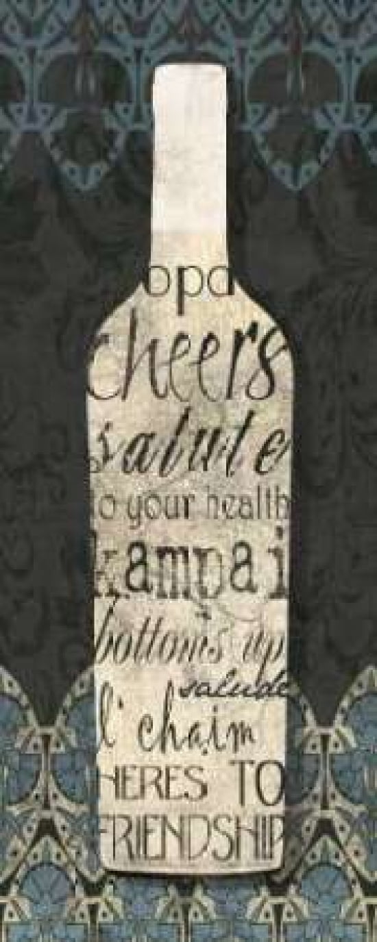 Posterazzi Wine Collection I Canvas Art - Carol Robinson (24 x 48)