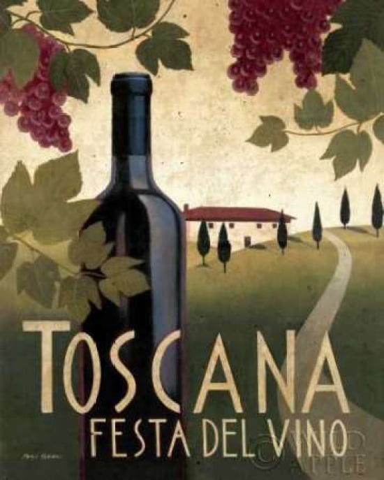 Posterazzi Wine Festival I Canvas Art - Marco Fabiano (24 x 30)
