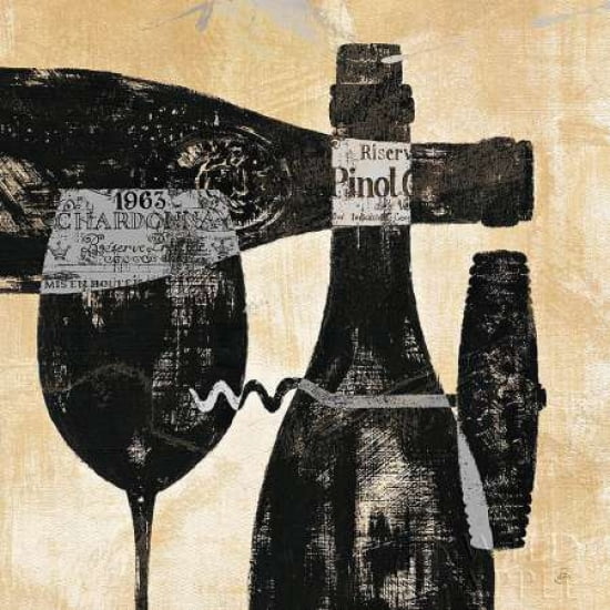 Posterazzi Wine Selection I Canvas Art - Daphne Brissonnet (24 x 24)