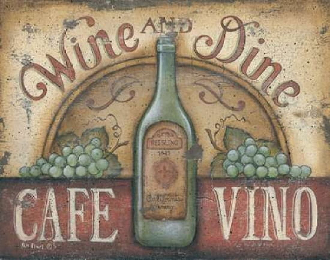 Posterazzi Wine and Dine Canvas Art - Kim Lewis (22 x 28)