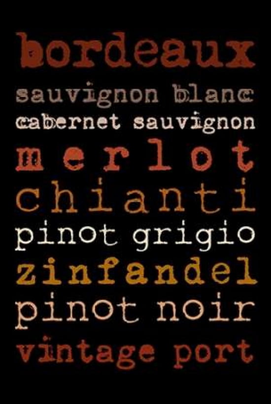 Posterazzi Wines Canvas Art - Anna Quach (24 x 36)