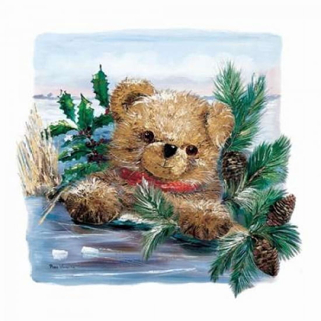 Posterazzi Winter Bear Canvas Art - Rian Withaar (24 x 24)