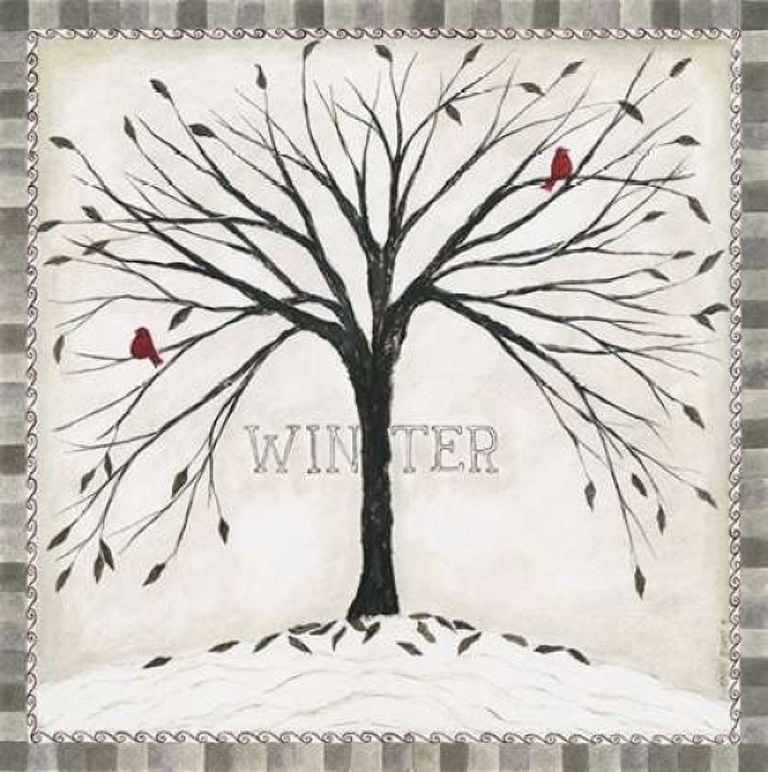 Posterazzi Winter Canvas Art - Cindy Shamp (24 x 24)