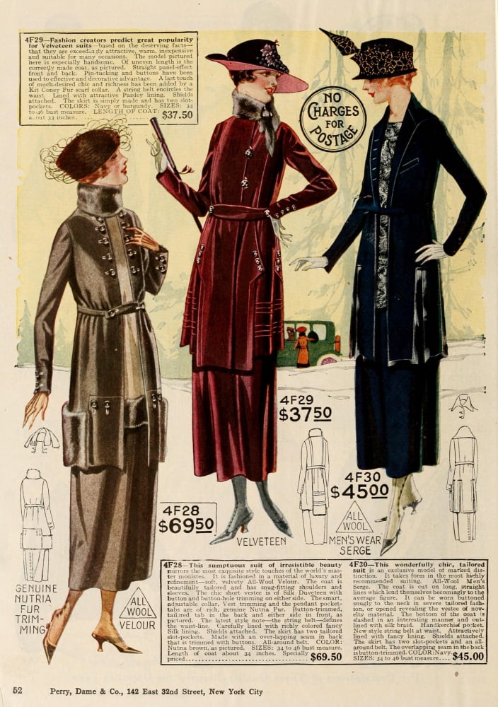 Posterazzi Winter coats 4 Canvas Art - Unknown (24 x 36)