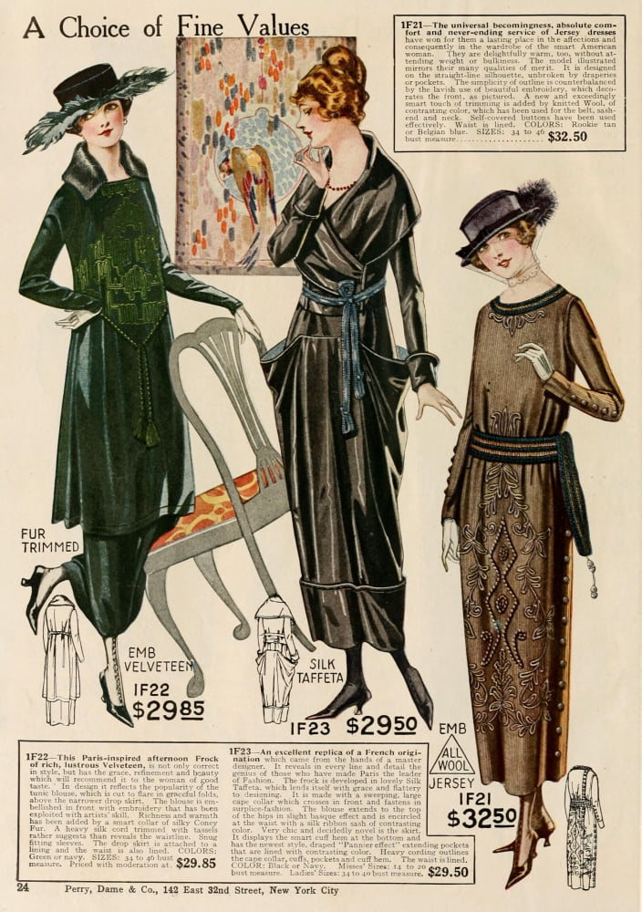 Posterazzi Winter dresses 2 Canvas Art - Unknown (24 x 36)
