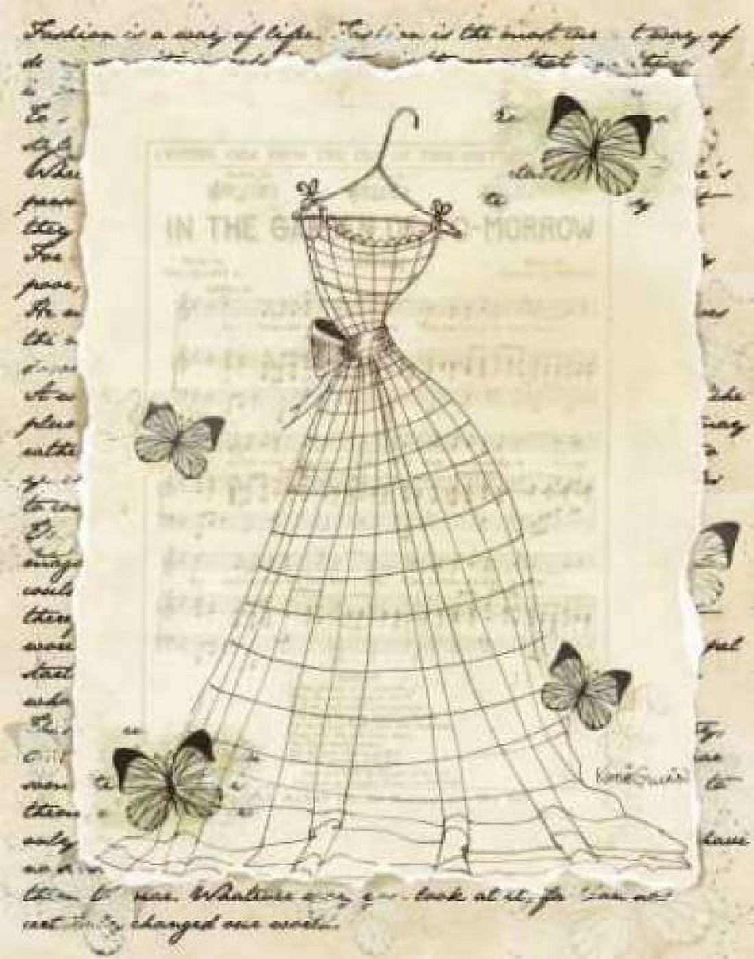 Posterazzi Wire Dress II Canvas Art - Katie Guinn (22 x 28)