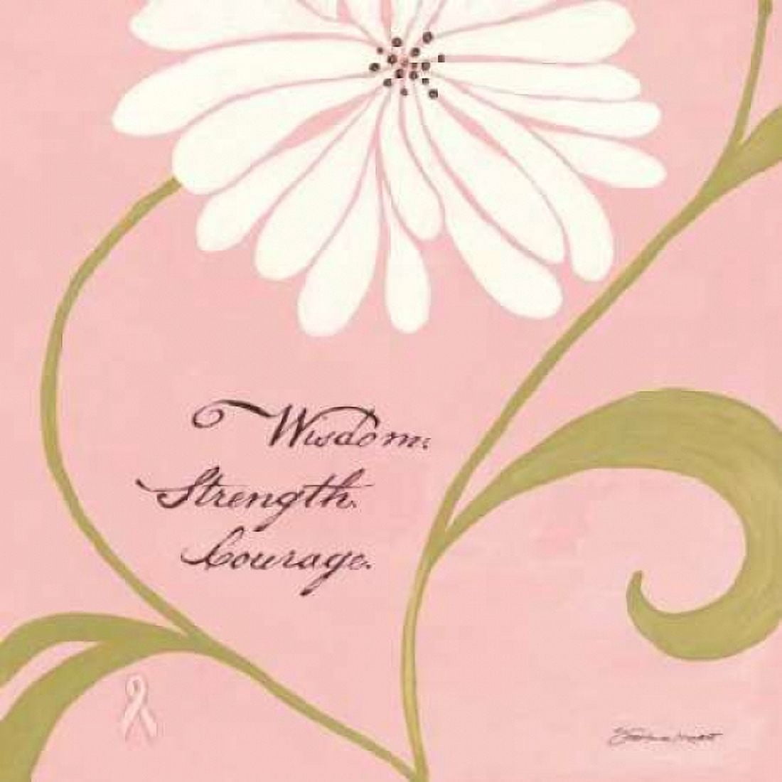 Posterazzi Wisdom Strength Courage Canvas Art - Stephanie Marrott (24 x 24)