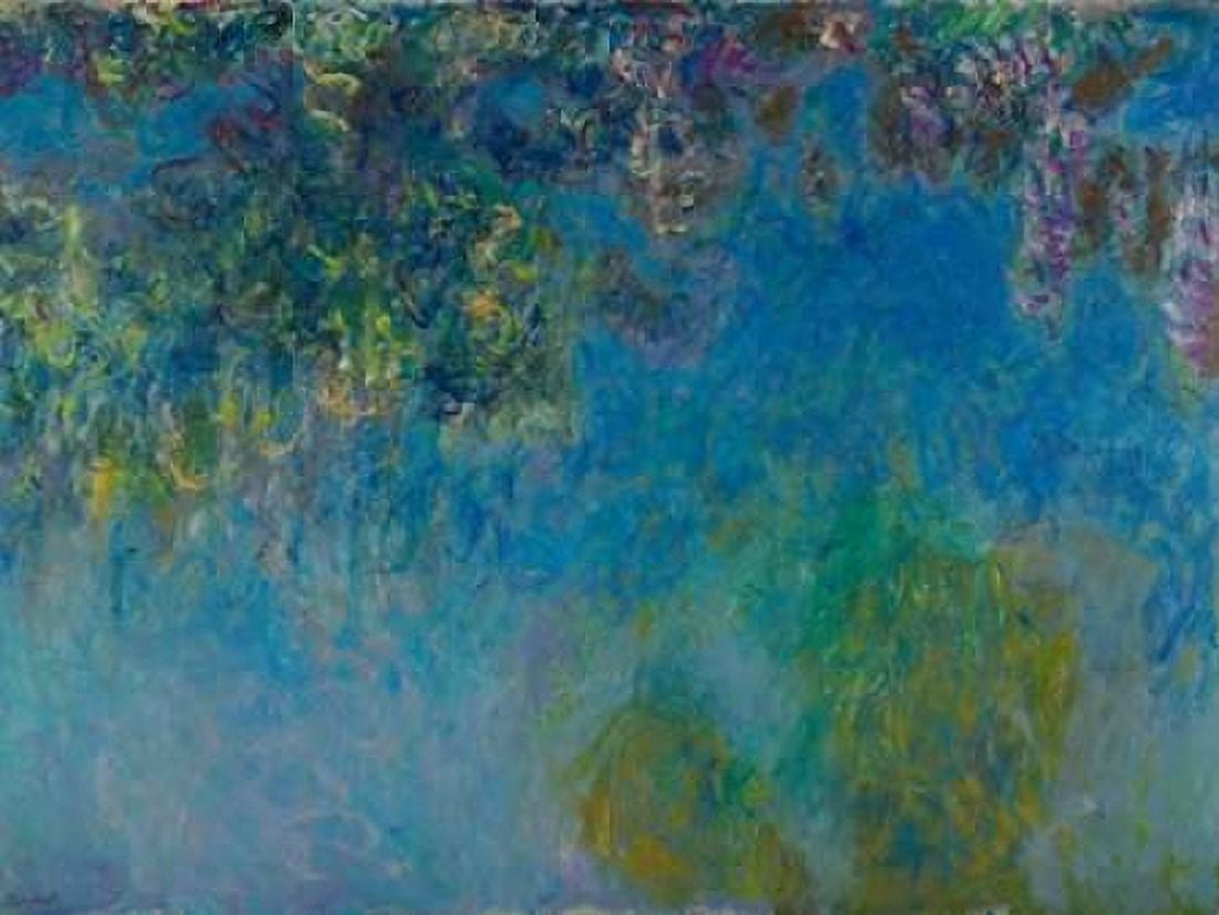 Posterazzi Wisteria Canvas Art - Claude Monet (22 x 28)
