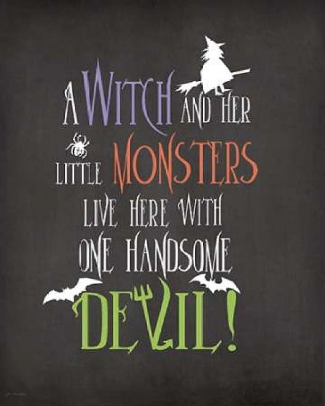 Posterazzi Witch Monsters Canvas Art - Jo Moulton (24 x 30)