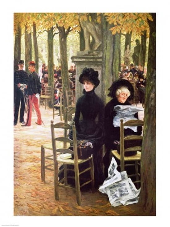 Posterazzi Without a Dowry Canvas Art - James Jacques Joseph Tissot (24 x 36)