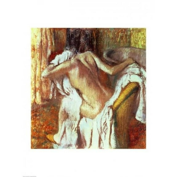 Posterazzi  Woman Drying Herself Poster Print by Edgar Degas - 18 x 24 in.