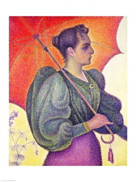 Posterazzi Woman with a Parasol 1893 Canvas Art - Paul Signac (24 x 36)