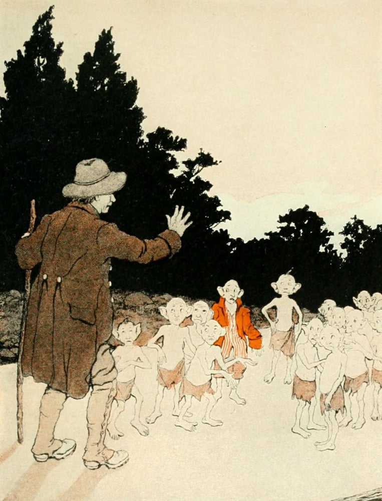 Posterazzi Wonder Tales from Many Lands 1920 Not so fast Canvas Art - Katharine Pyle (24 x 36)