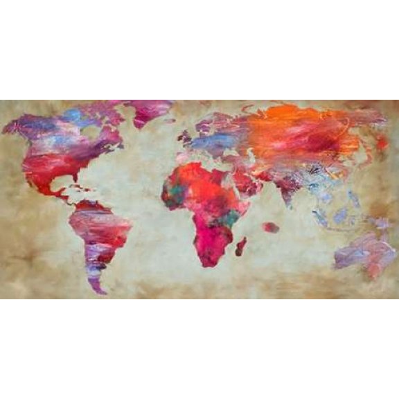 Posterazzi World in colors Canvas Art - Joannoo (10 x 20)