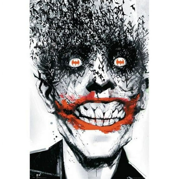 Posterazzi XPE160095 Batman - Joker Bats Arkham Poster Print - 24 x 36 in.