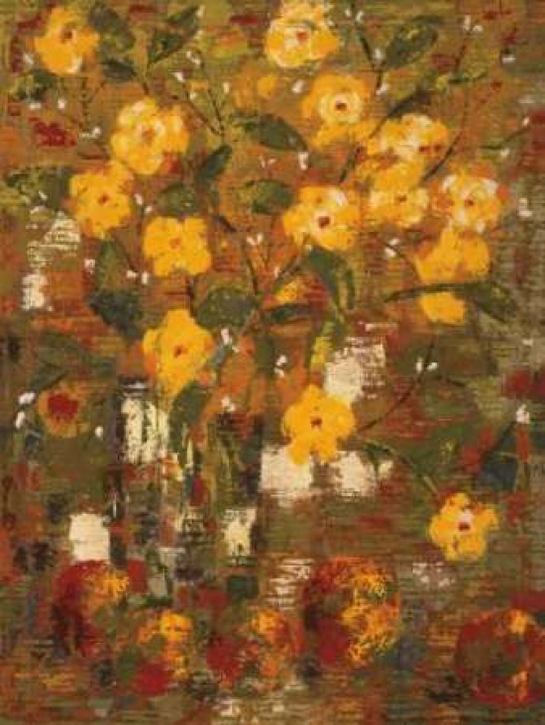 Posterazzi Yellow Bouquet Canvas Art - Zivana Gojanovic (22 x 28)