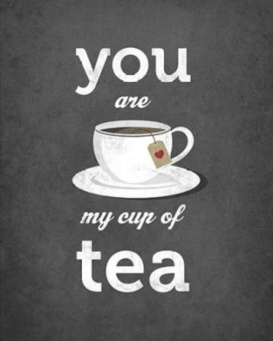 Posterazzi You Are My Cup of Tea - grey Canvas Art - Amalia Lopez (24 x 30)