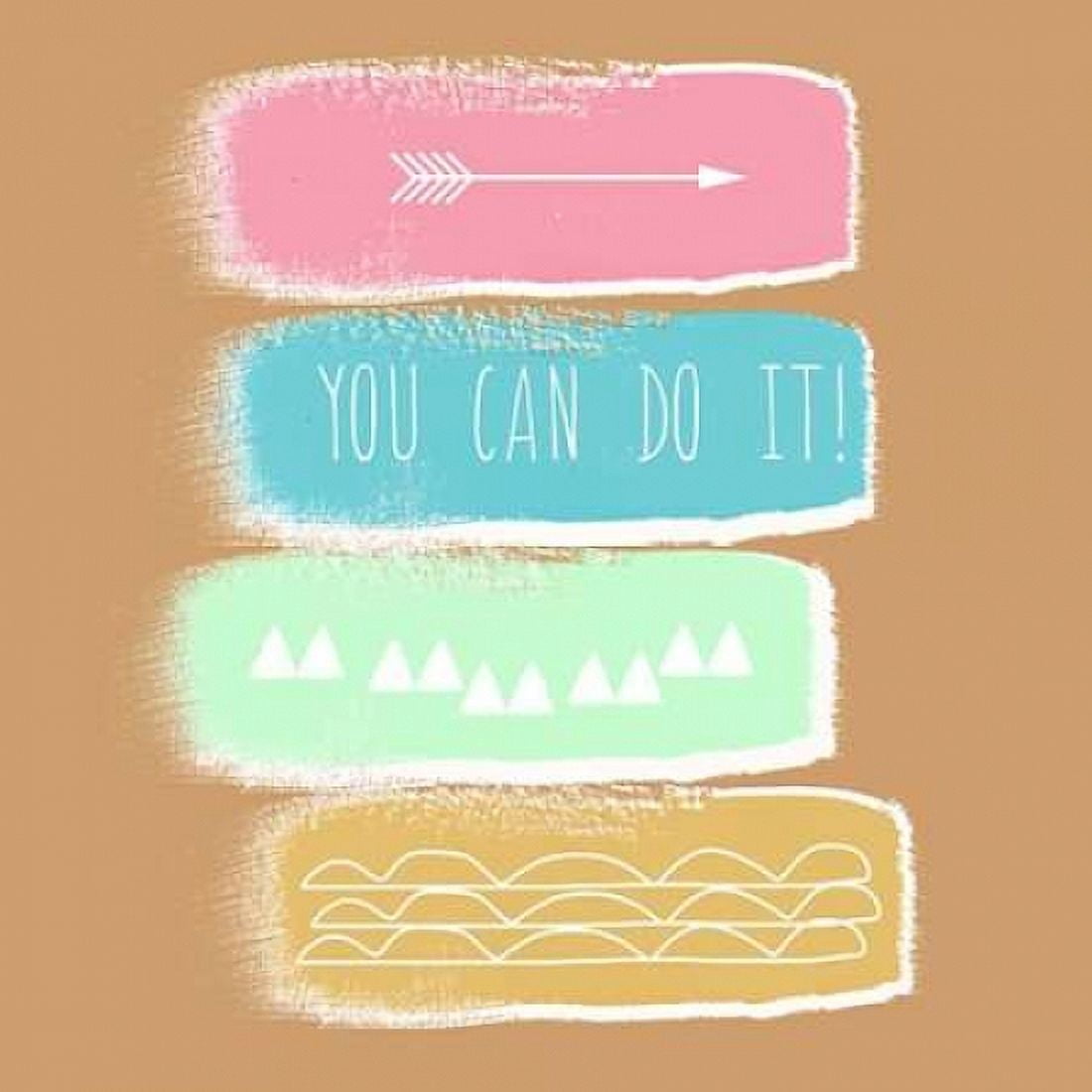 Posterazzi You Can Do It Canvas Art - Linda Woods (24 x 24)
