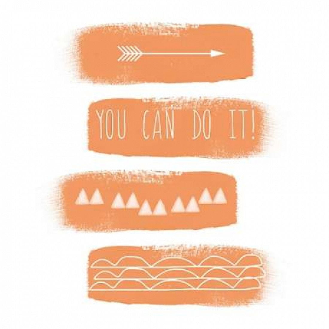 Posterazzi You Can Do It Canvas Art - Linda Woods (24 x 24)