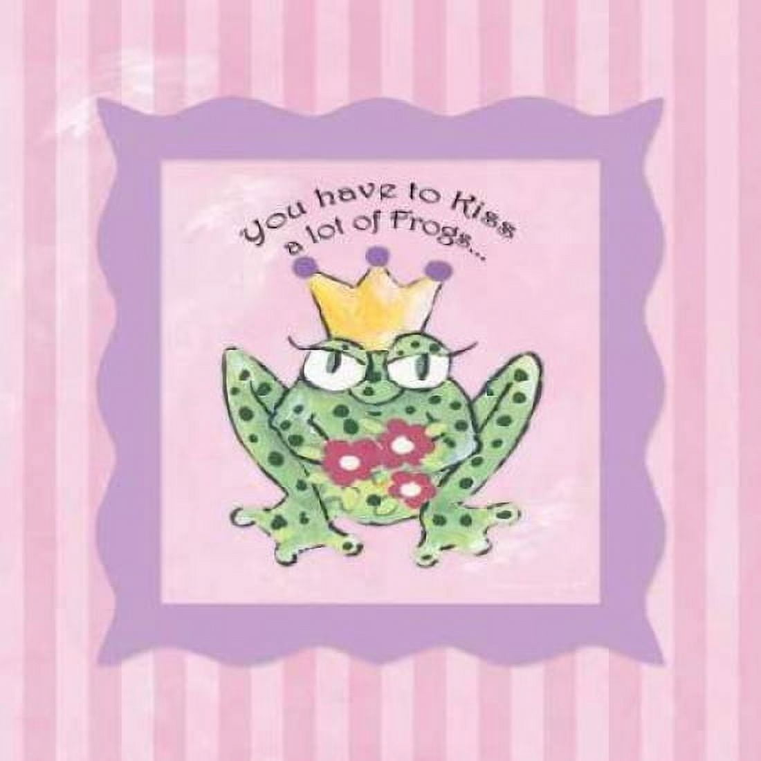 Posterazzi You Have to Kiss a Few Frogs Canvas Art - Stephanie Marrott (24 x 24)