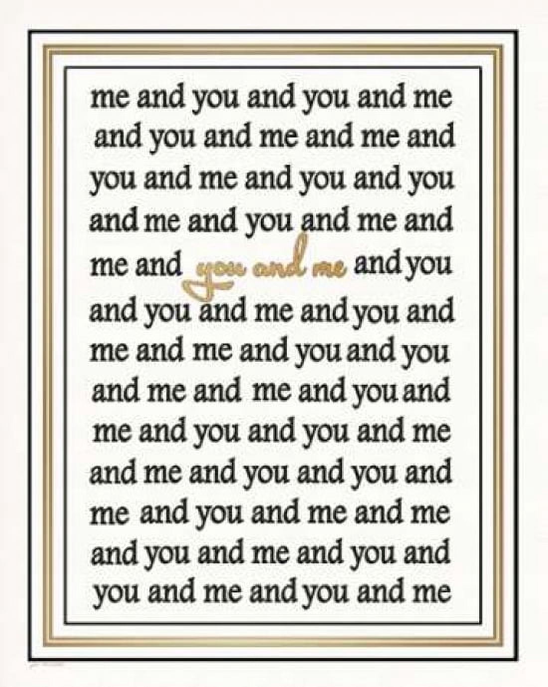 Posterazzi You and Me Canvas Art - Jo Moulton (24 x 30)