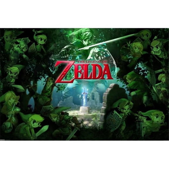 Posterazzi  Zelda - Forest Poster Print - 36 x 24 in.