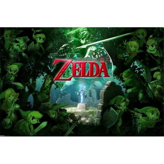 Posterazzi Zelda - Forest Poster Print - 36 x 24 in.