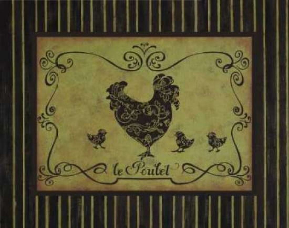 Posterazzi le Poulet Canvas Art - Sophie Devereux (24 x 30)