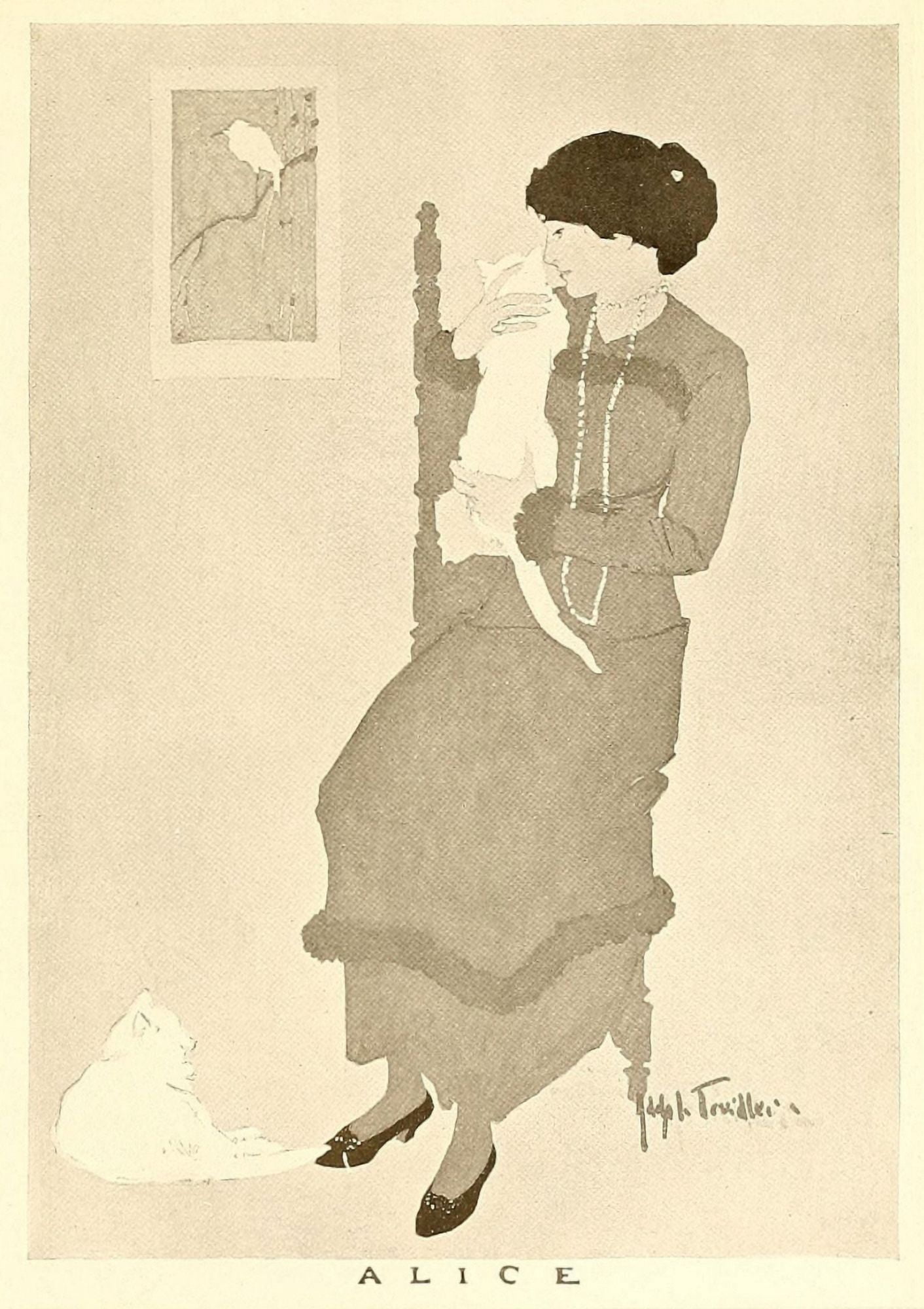 Posters 1913 Alice Canvas Art - Adolph Treidler (18 x 24)