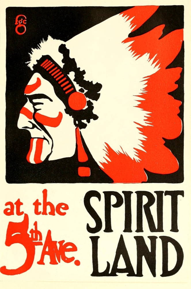Posters 1913 Spirit Land Canvas Art - Thomas G Cooper (18 x 24)