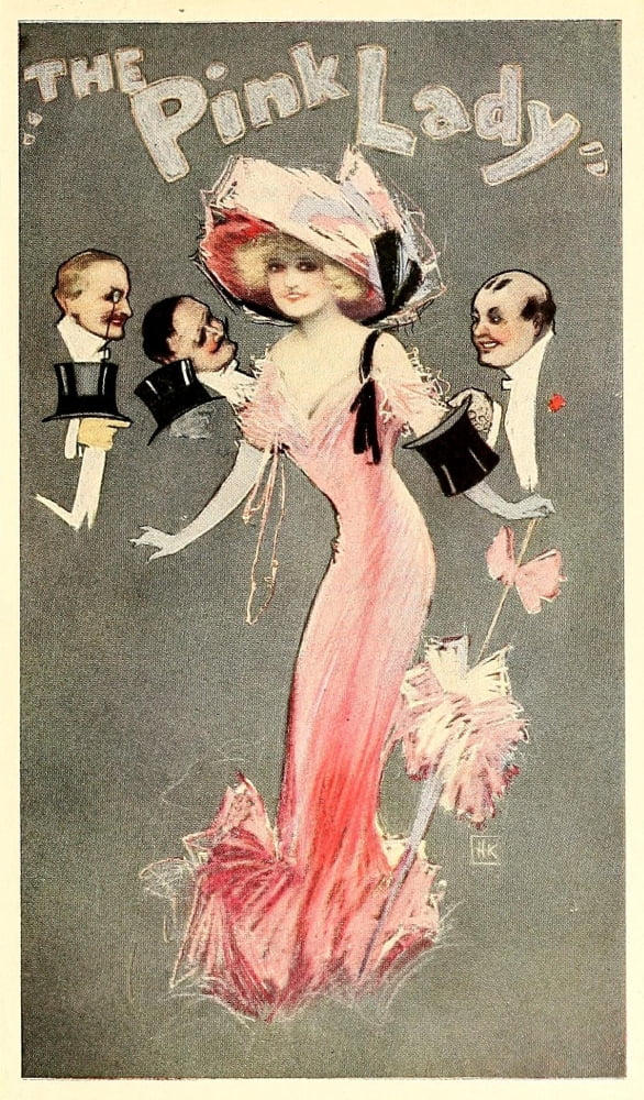 Posters 1913 The Pink Lady Canvas Art - Hamilton King (18 x 24)