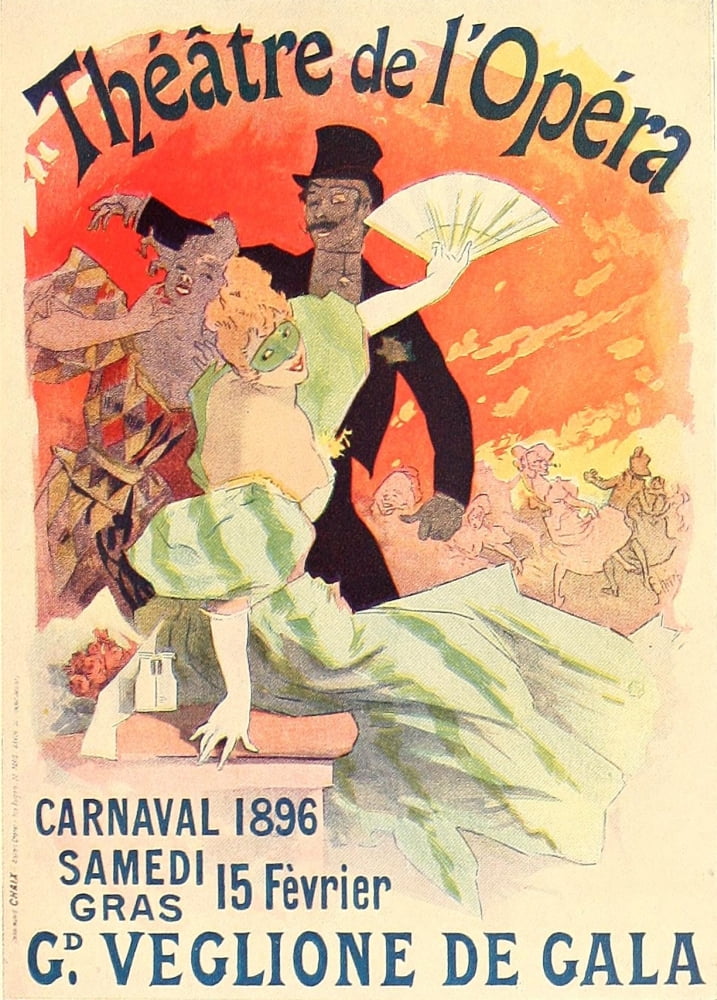 Posters 1913 Theatre de lOpera Canvas Art - Jules Chret (18 x 24)