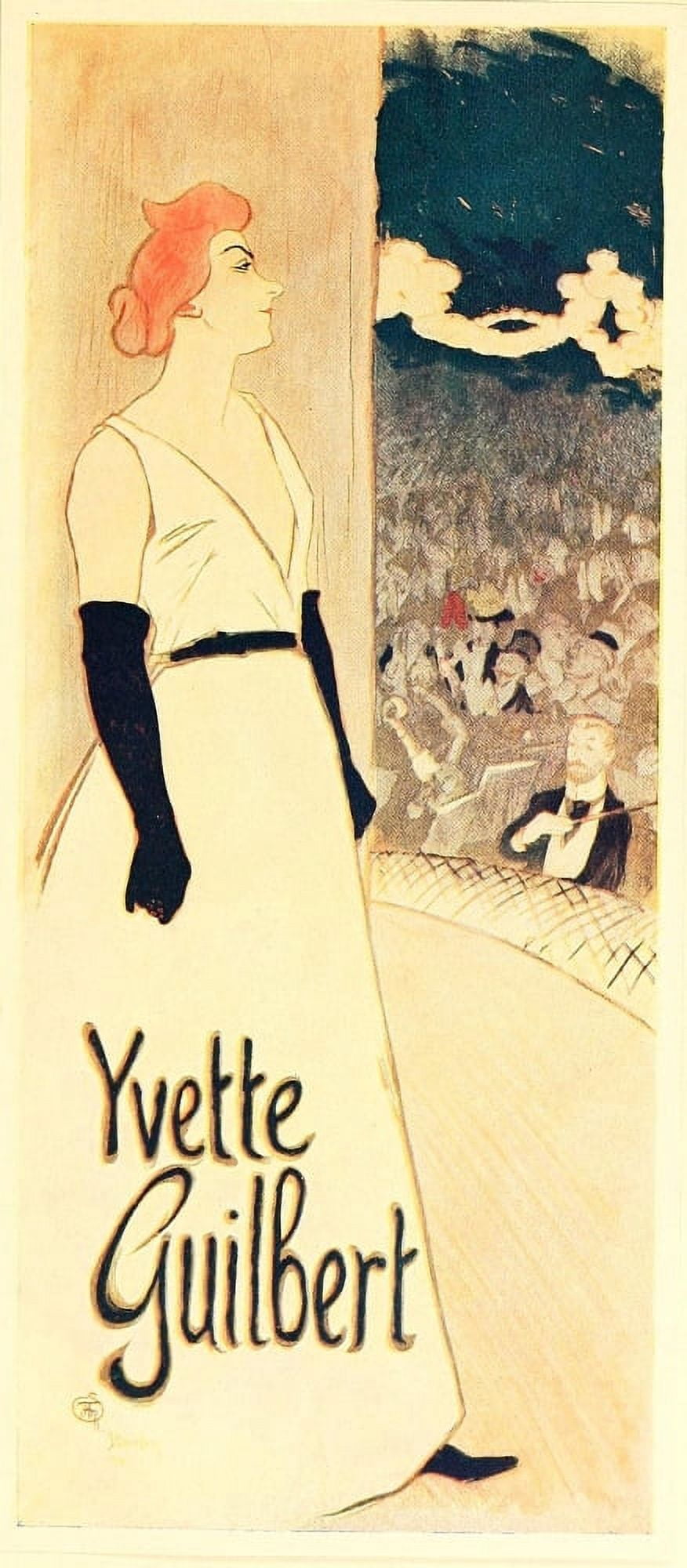 Posters 1913 Yvette Guilbert Canvas Art - Thophile Steinlen (24 x 36)